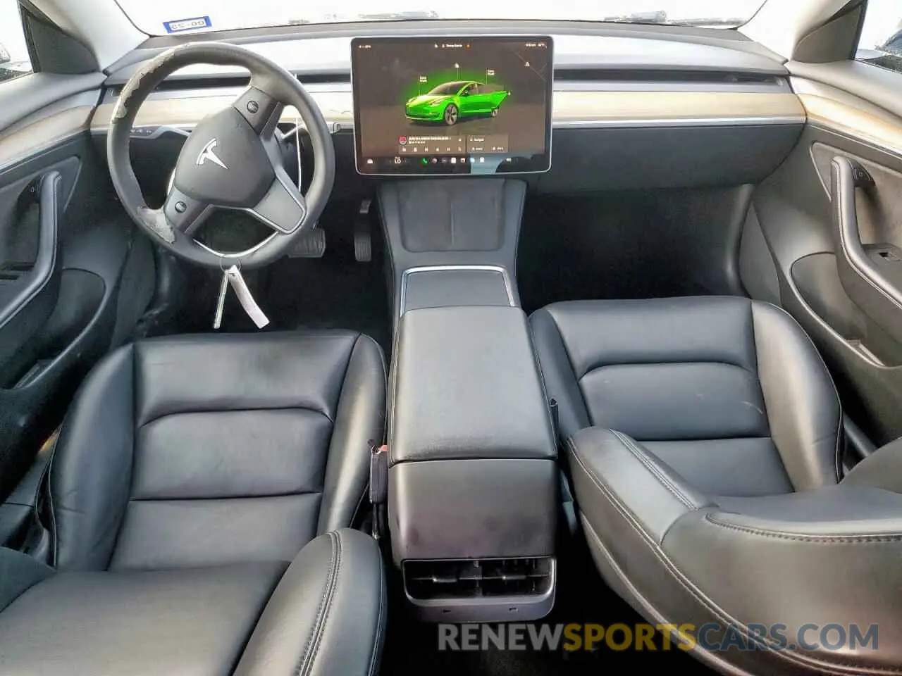 8 Photograph of a damaged car 5YJ3E1EBXNF286169 TESLA MODEL 3 2022