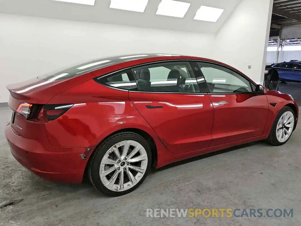 3 Photograph of a damaged car 5YJ3E1EBXNF286379 TESLA MODEL 3 2022