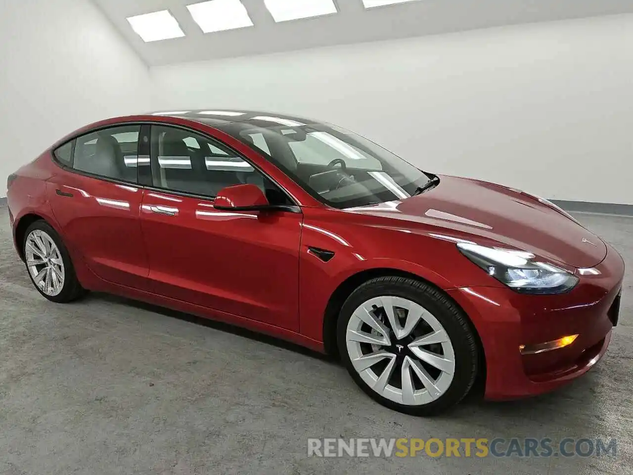 4 Photograph of a damaged car 5YJ3E1EBXNF286379 TESLA MODEL 3 2022