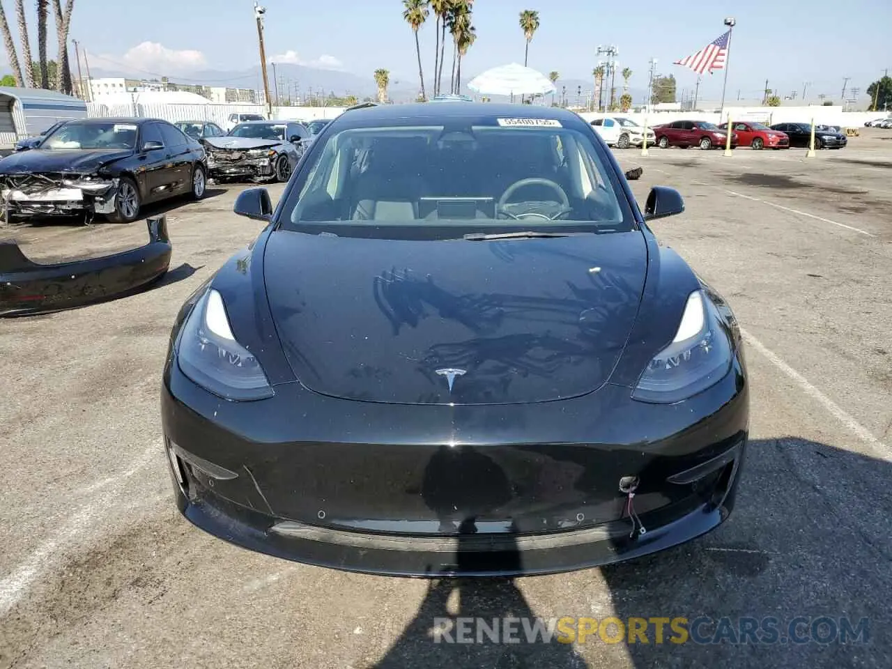 5 Photograph of a damaged car 5YJ3E1EBXNF295261 TESLA MODEL 3 2022