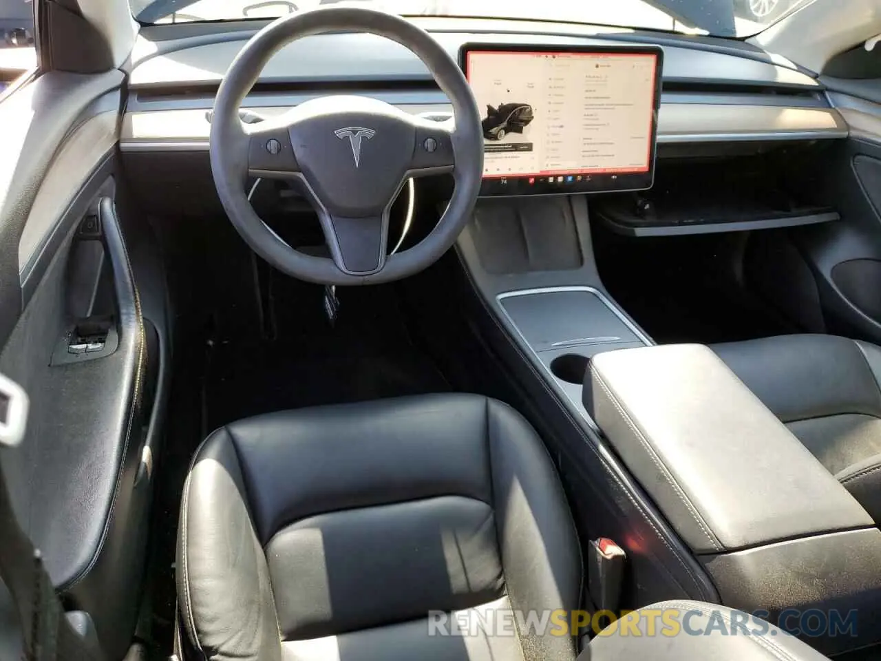 8 Photograph of a damaged car 5YJ3E1EBXNF295261 TESLA MODEL 3 2022