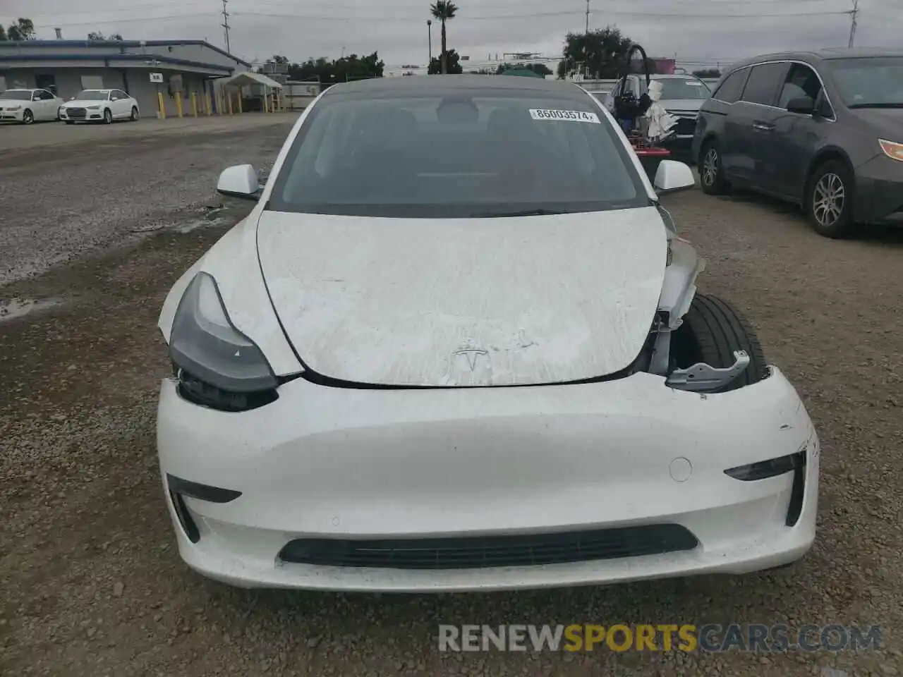 5 Photograph of a damaged car 5YJ3E1EBXNF298483 TESLA MODEL 3 2022