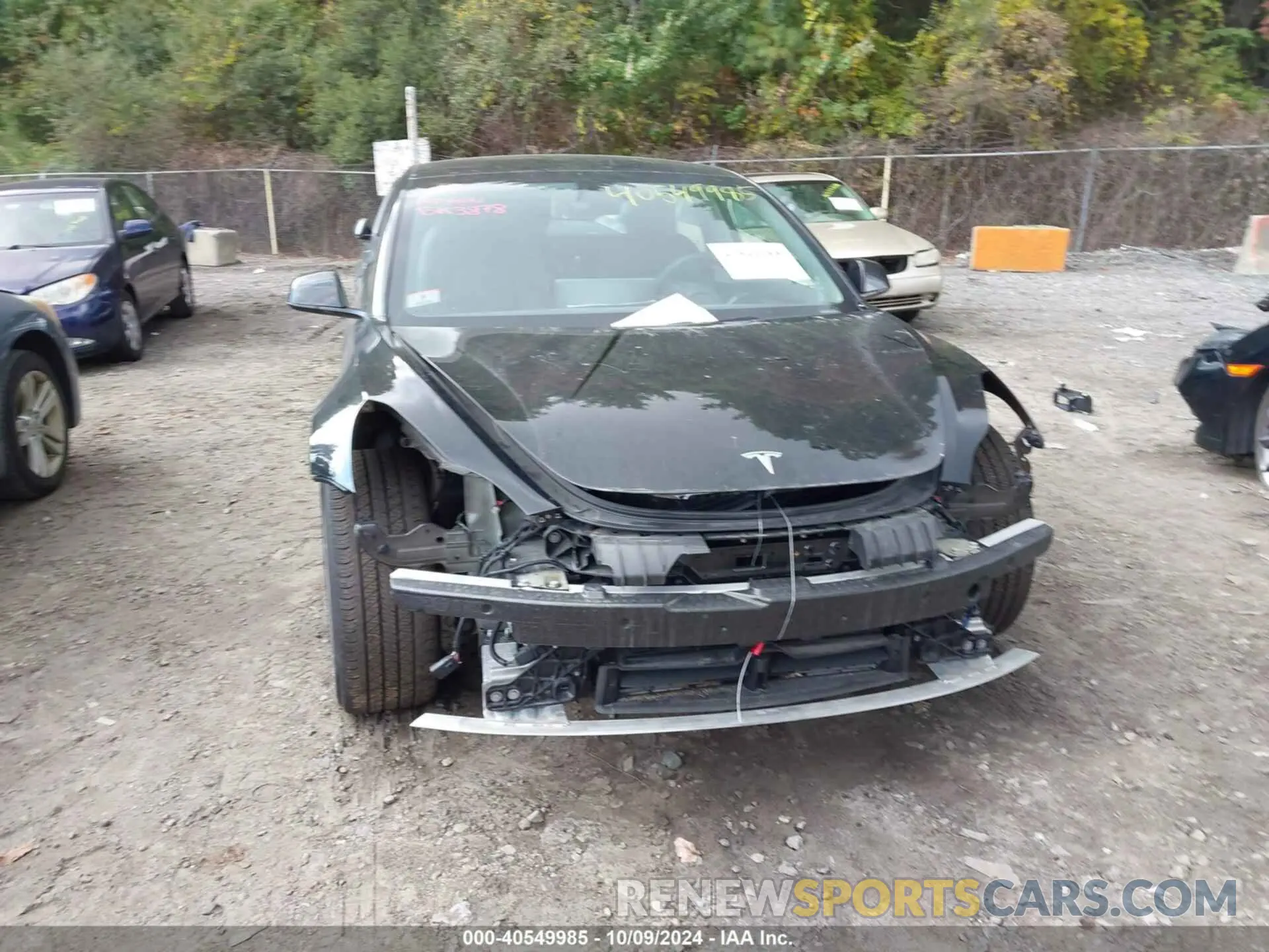13 Photograph of a damaged car 5YJ3E1EBXNF304878 TESLA MODEL 3 2022