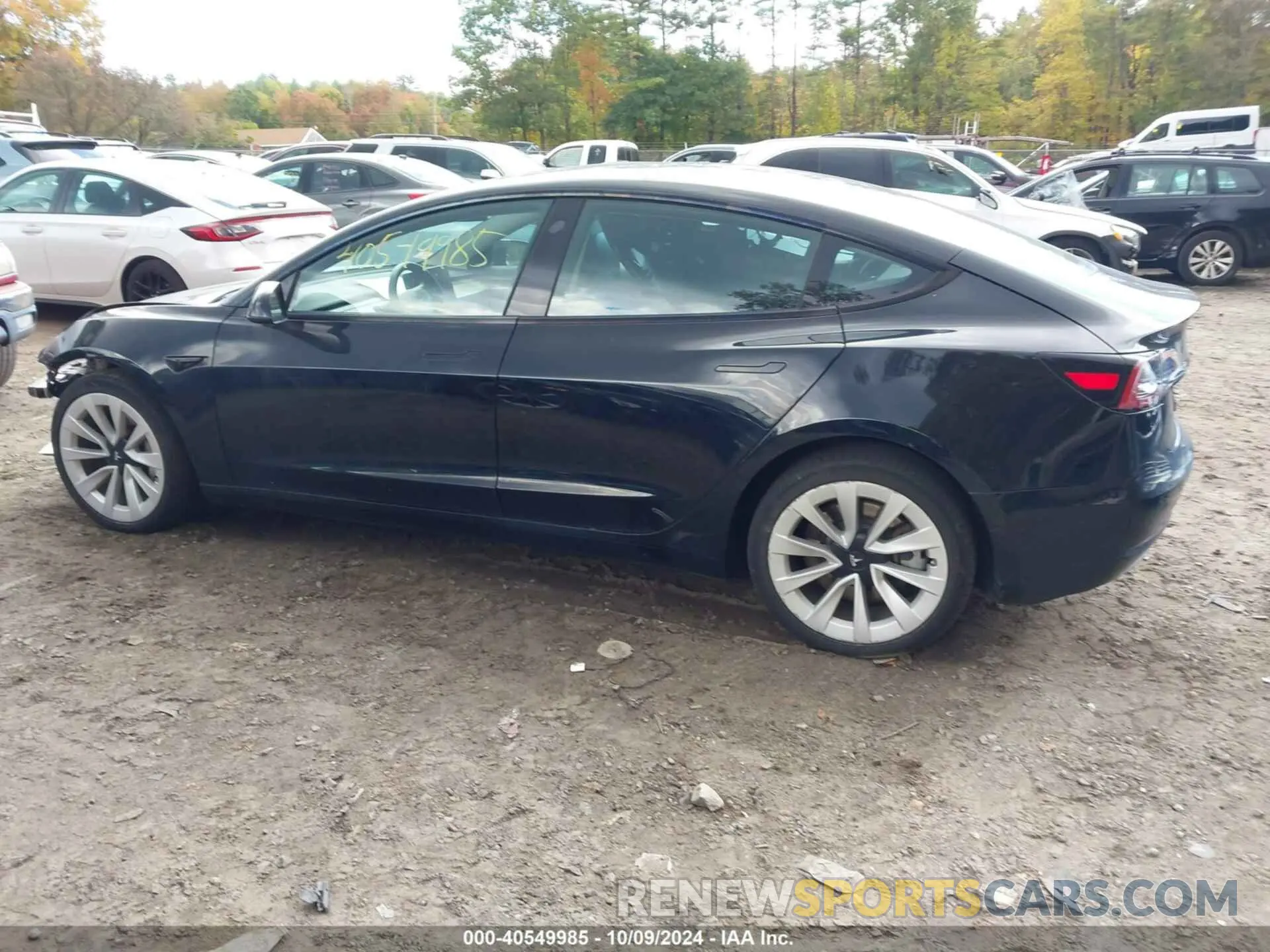 15 Photograph of a damaged car 5YJ3E1EBXNF304878 TESLA MODEL 3 2022