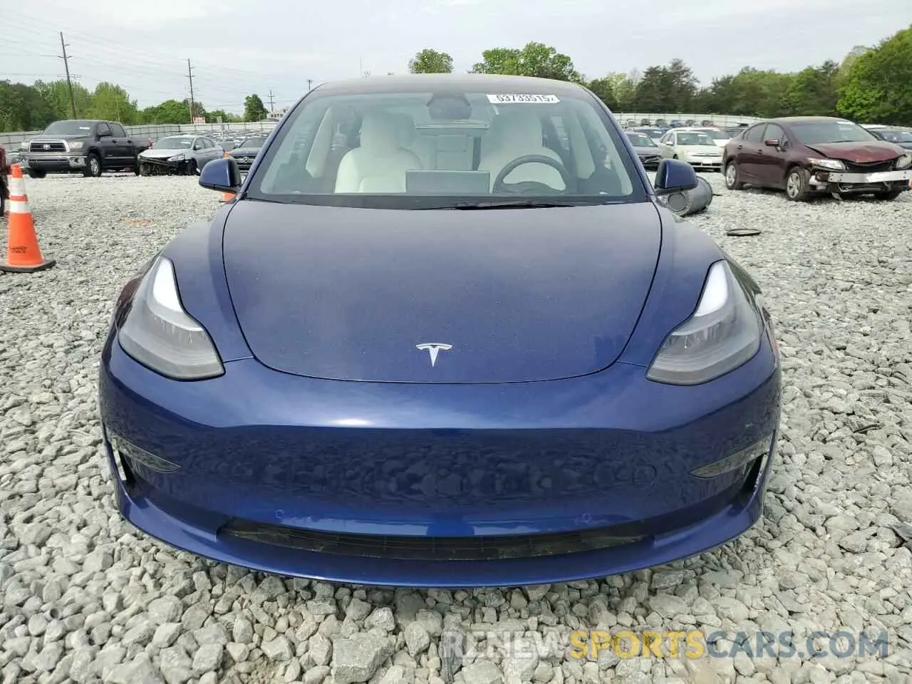 5 Photograph of a damaged car 5YJ3E1EBXNF327514 TESLA MODEL 3 2022