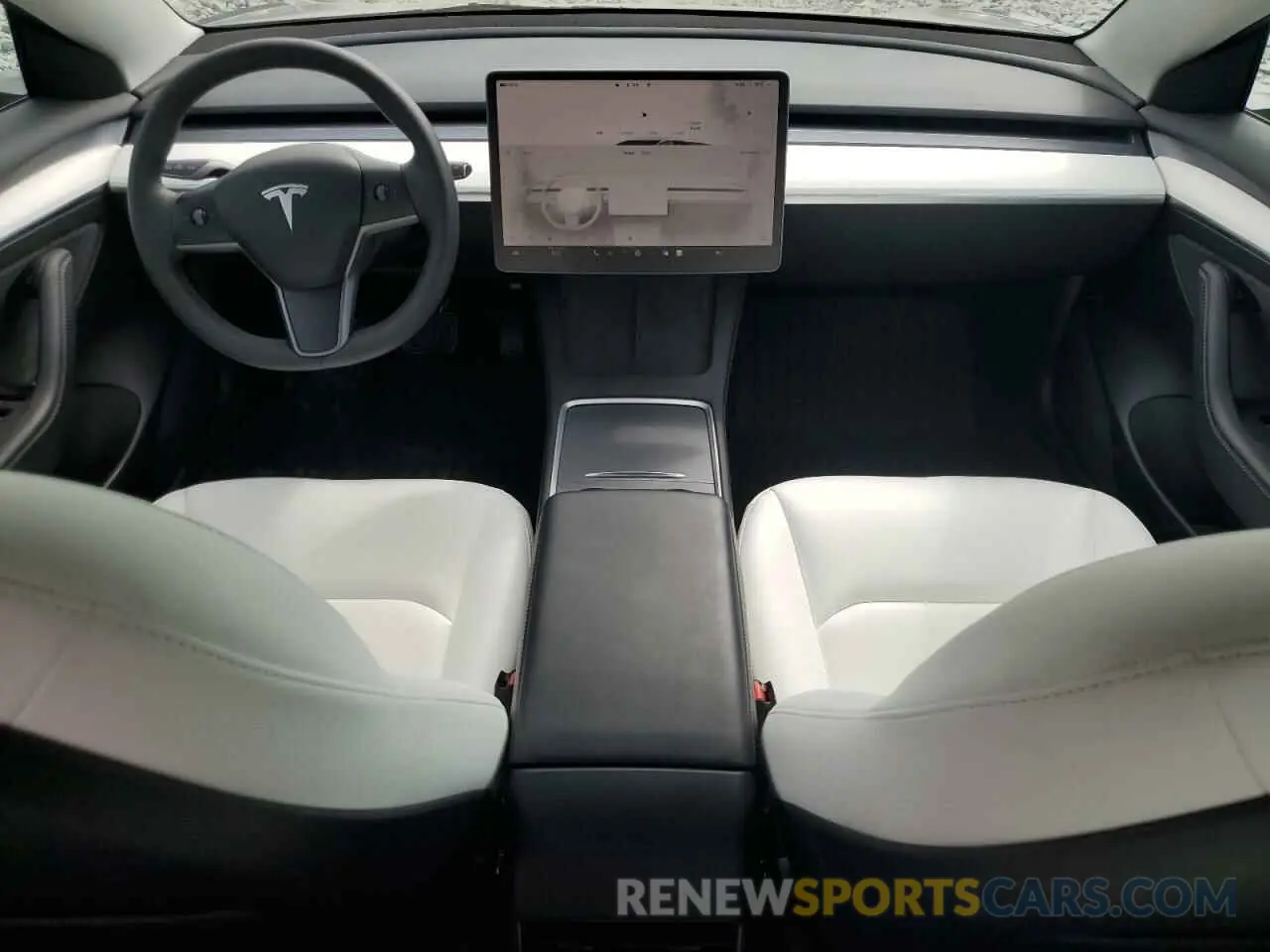 8 Photograph of a damaged car 5YJ3E1EBXNF327514 TESLA MODEL 3 2022