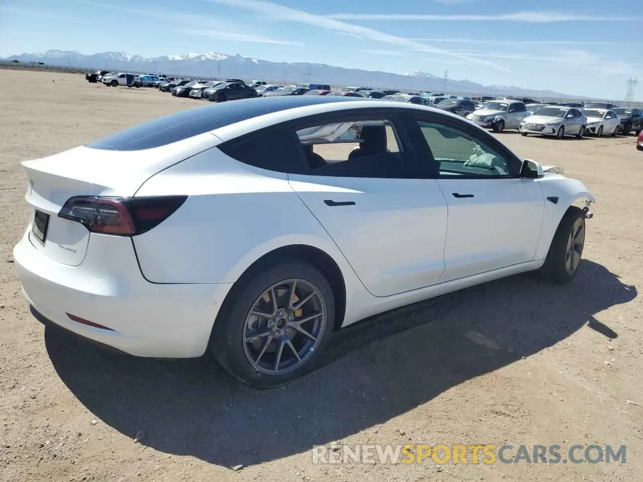 3 Photograph of a damaged car 5YJ3E1EBXNF328856 TESLA MODEL 3 2022