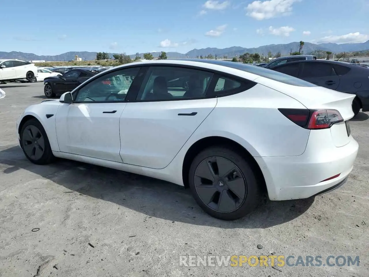 2 Photograph of a damaged car 5YJ3E1EBXNF330719 TESLA MODEL 3 2022