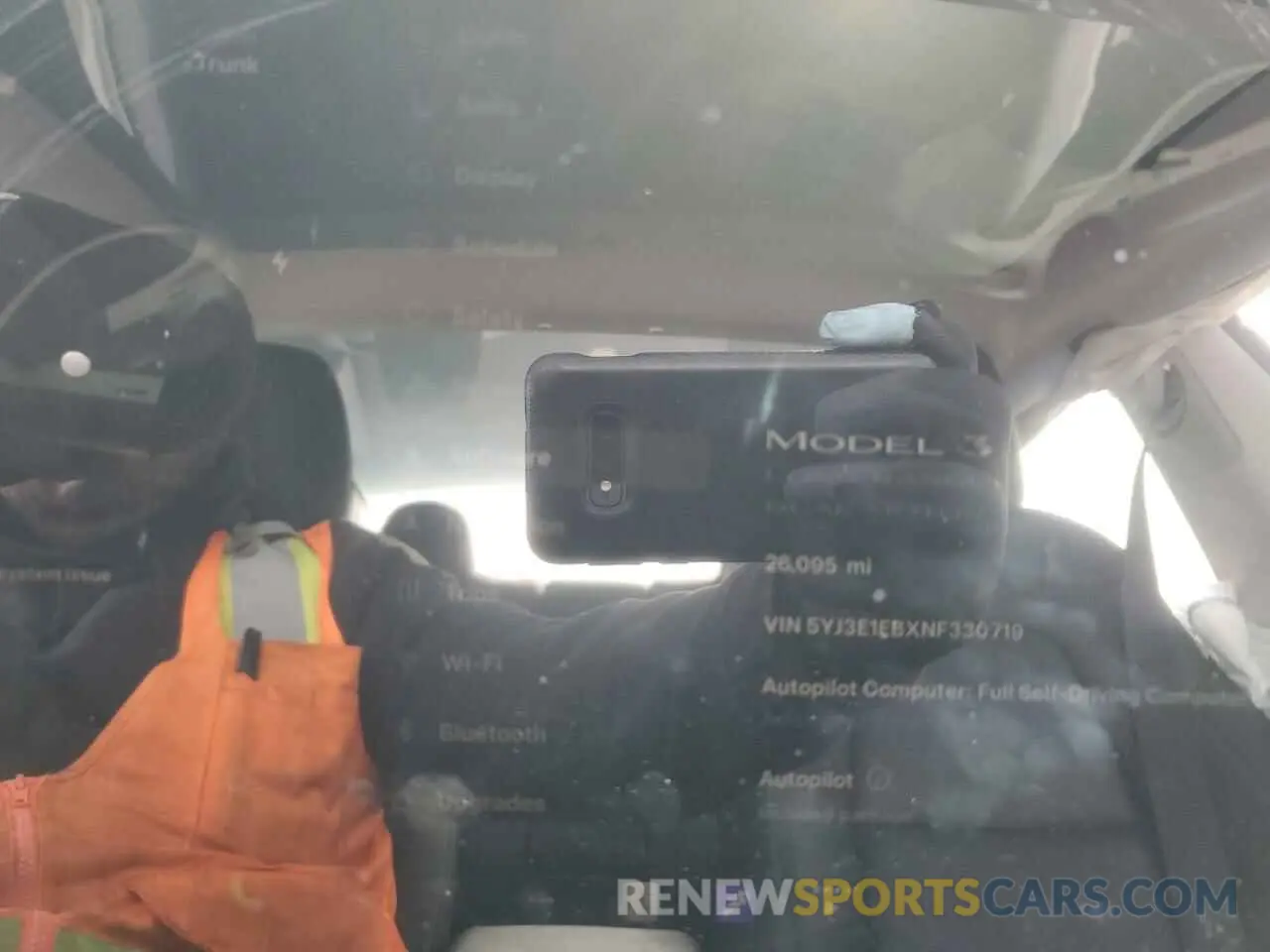 9 Photograph of a damaged car 5YJ3E1EBXNF330719 TESLA MODEL 3 2022