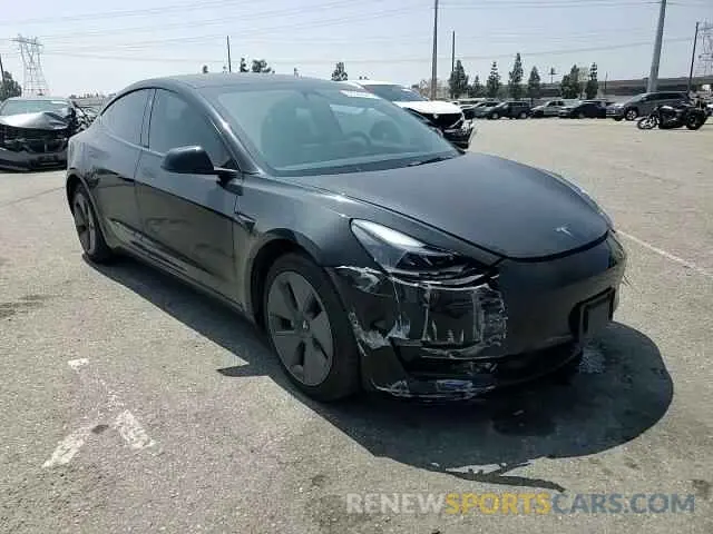 13 Photograph of a damaged car 5YJ3E1EBXNF333183 TESLA MODEL 3 2022