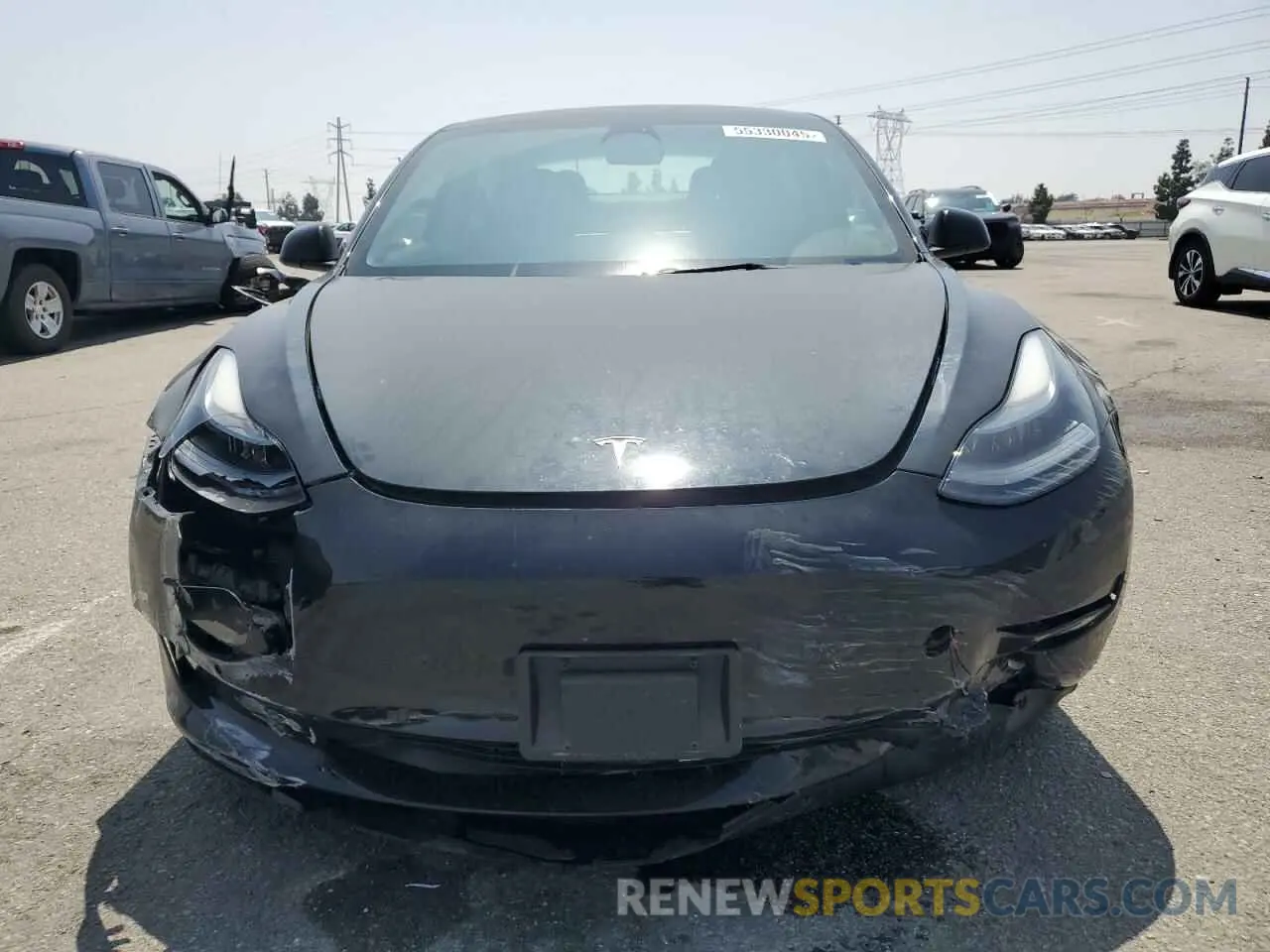 5 Photograph of a damaged car 5YJ3E1EBXNF333183 TESLA MODEL 3 2022