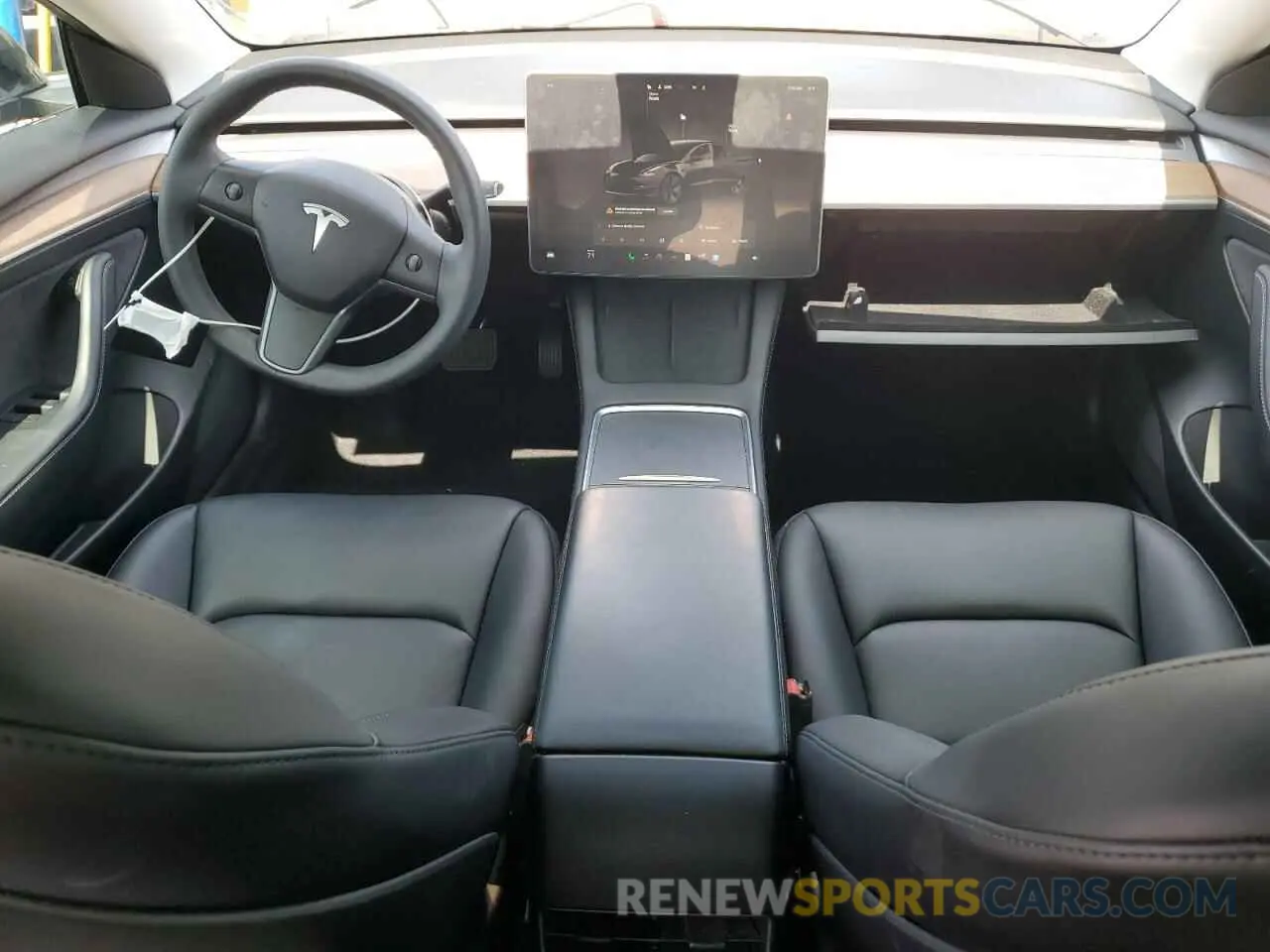 8 Photograph of a damaged car 5YJ3E1EBXNF333183 TESLA MODEL 3 2022