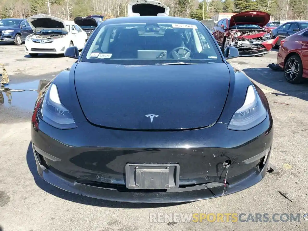 5 Photograph of a damaged car 5YJ3E1EBXNF333474 TESLA MODEL 3 2022