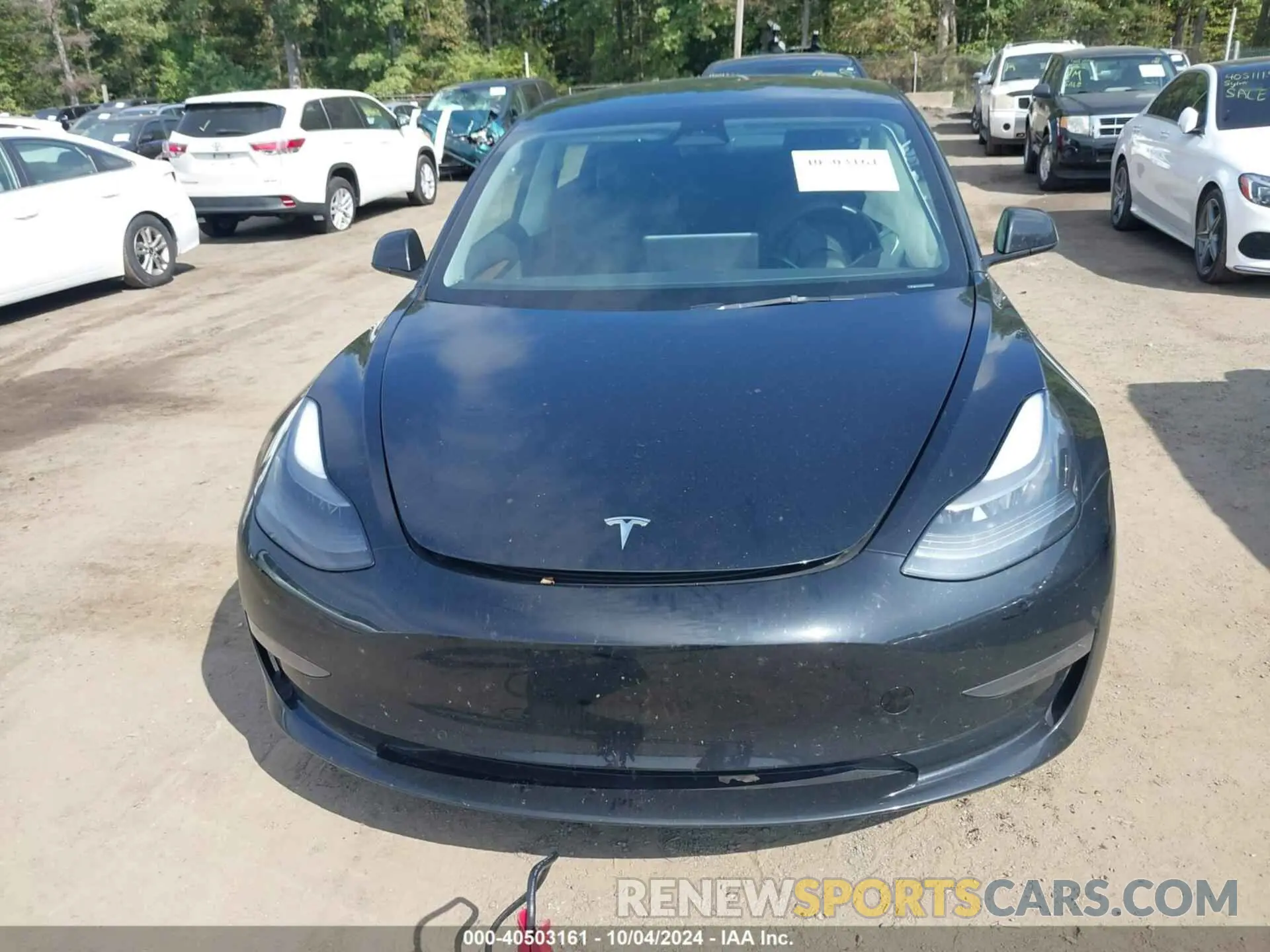 12 Photograph of a damaged car 5YJ3E1EBXNF349514 TESLA MODEL 3 2022