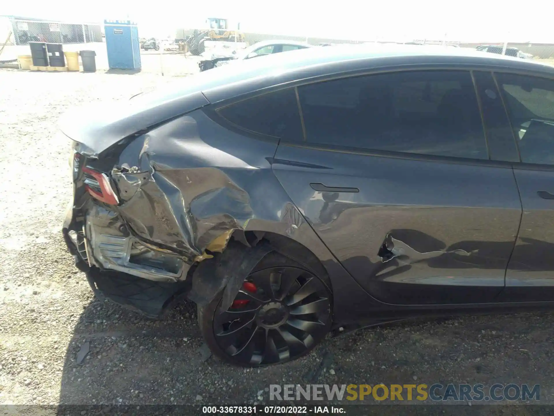 6 Photograph of a damaged car 5YJ3E1EC0NF134880 TESLA MODEL 3 2022