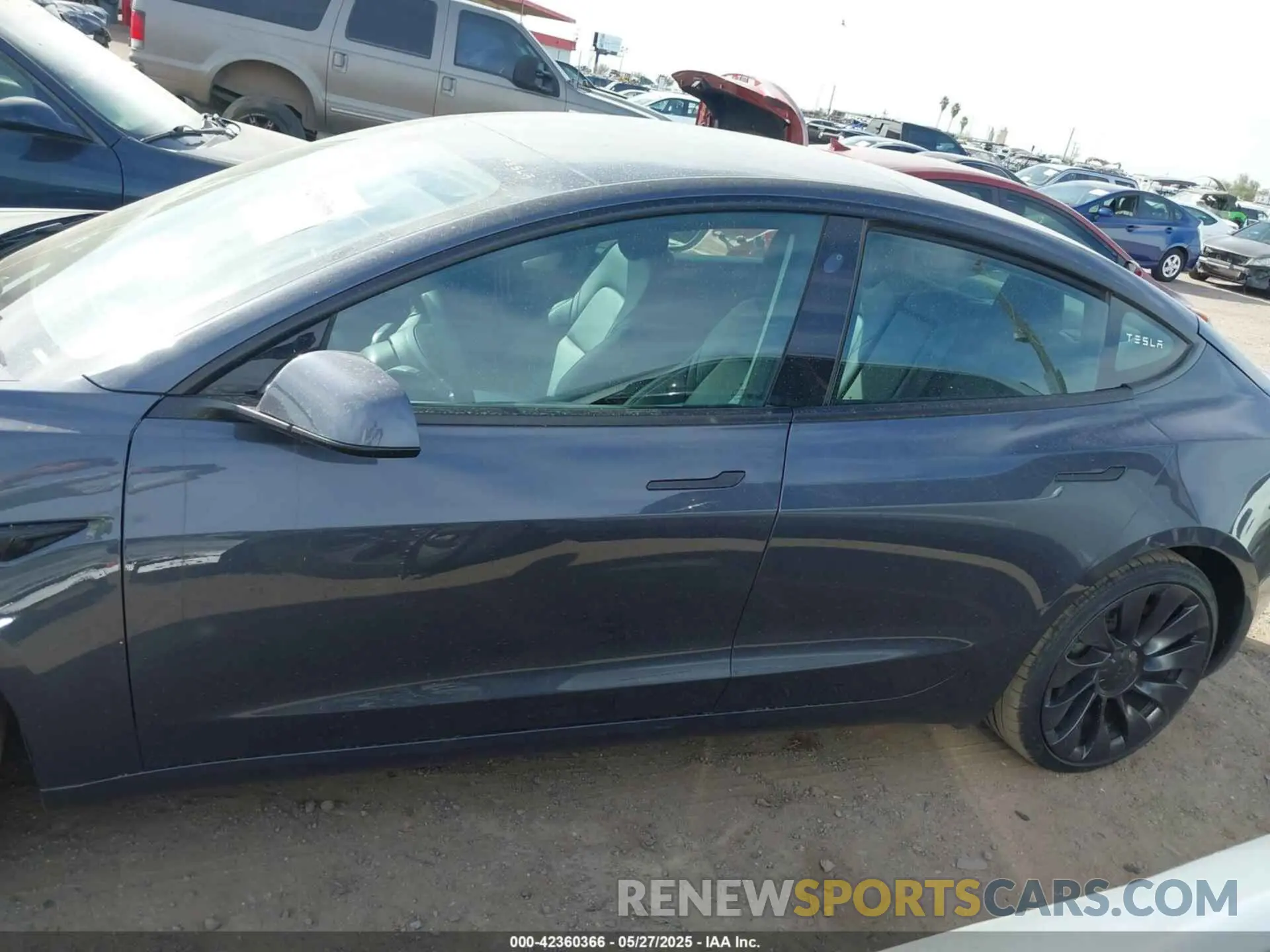 13 Photograph of a damaged car 5YJ3E1EC0NF165739 TESLA MODEL 3 2022