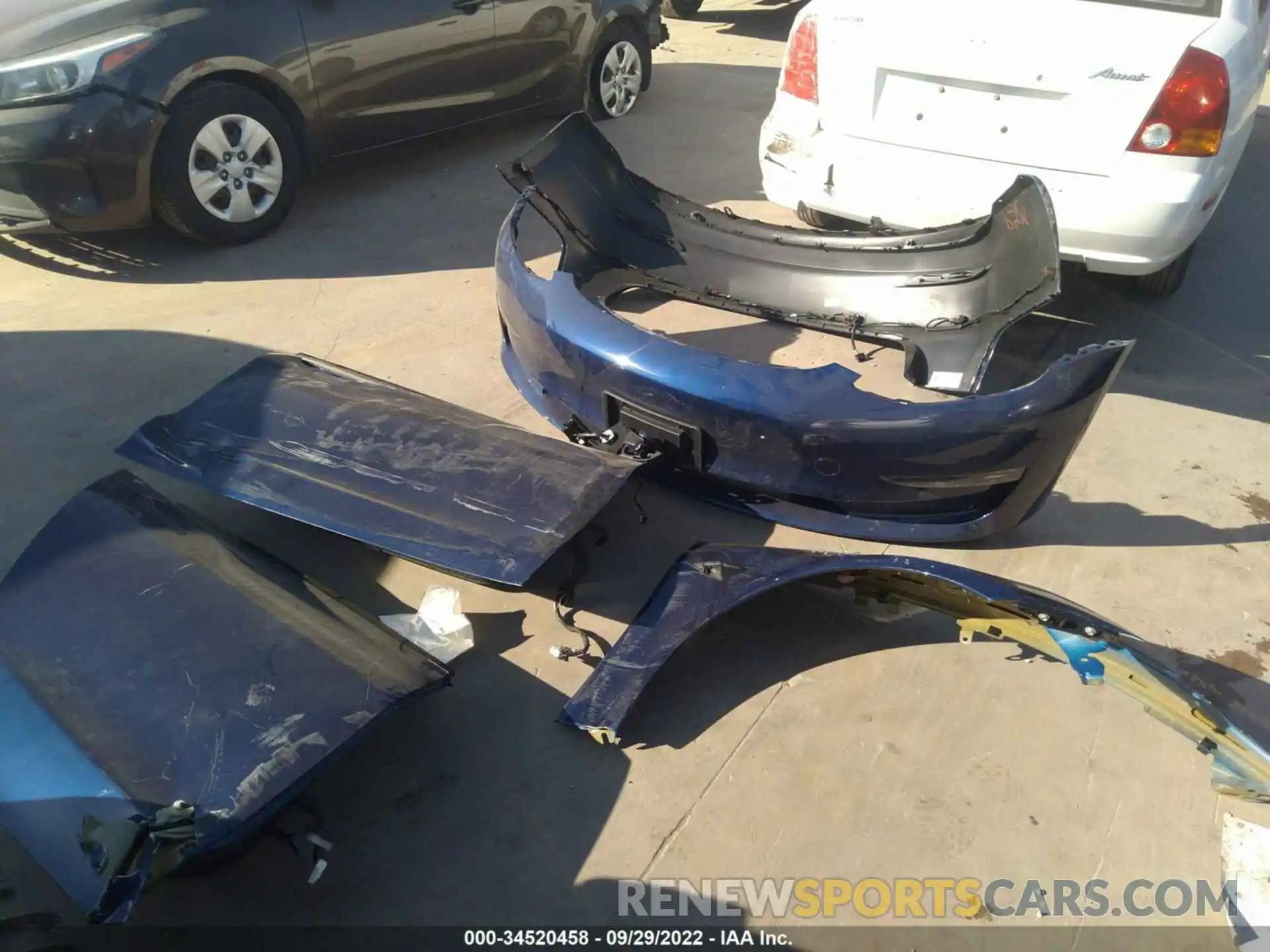 12 Photograph of a damaged car 5YJ3E1EC0NF237944 TESLA MODEL 3 2022