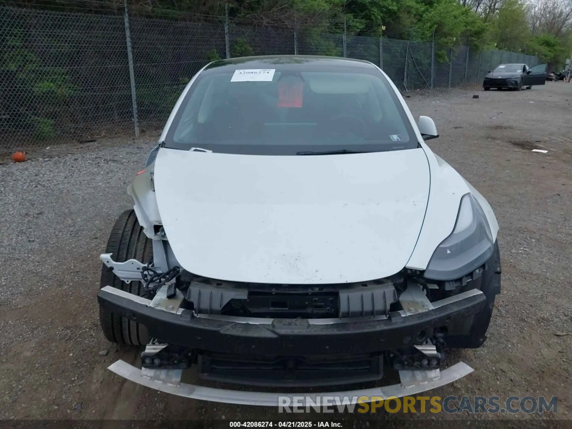 13 Photograph of a damaged car 5YJ3E1EC0NF263945 TESLA MODEL 3 2022