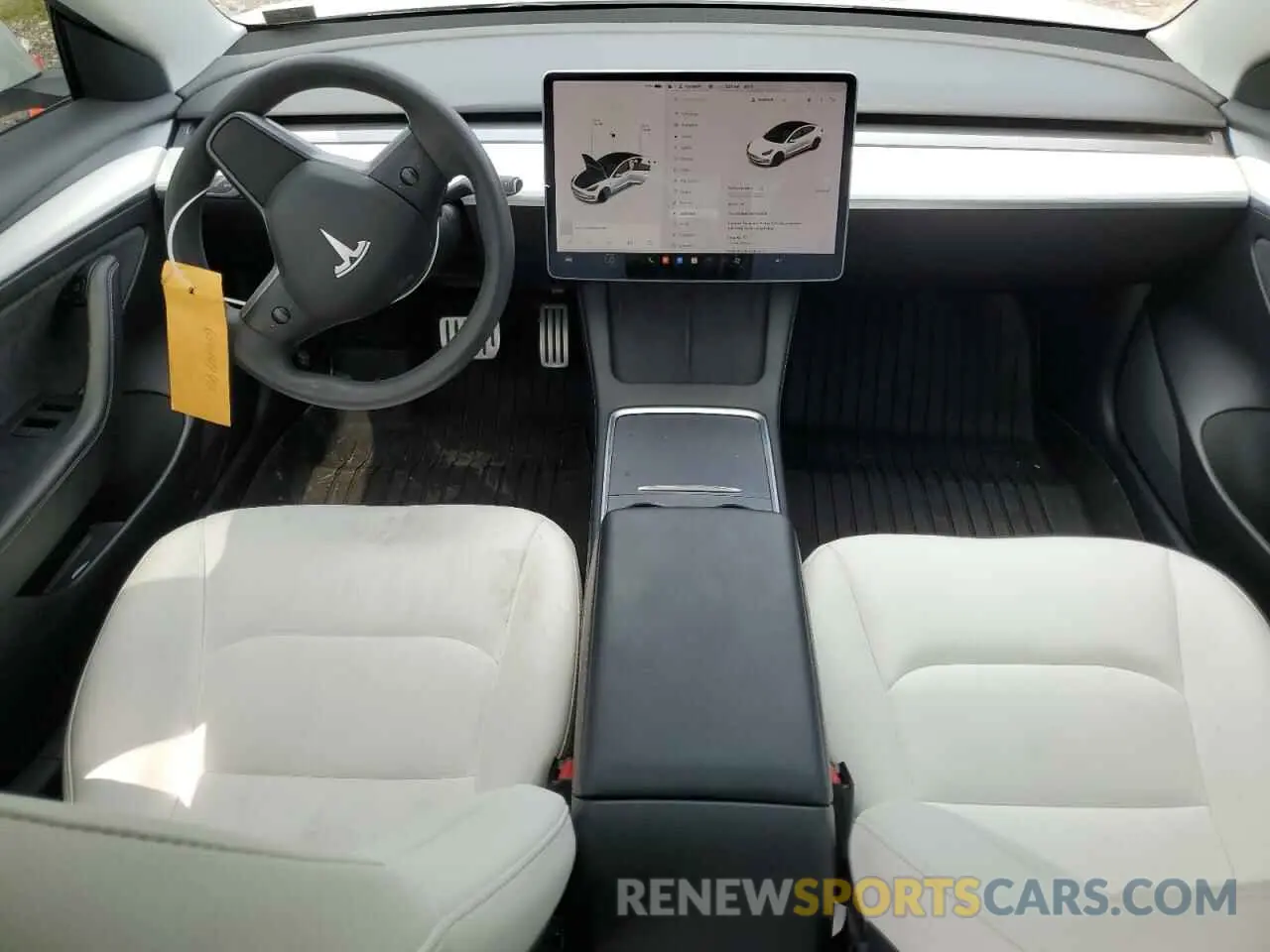 8 Photograph of a damaged car 5YJ3E1EC1NF104528 TESLA MODEL 3 2022