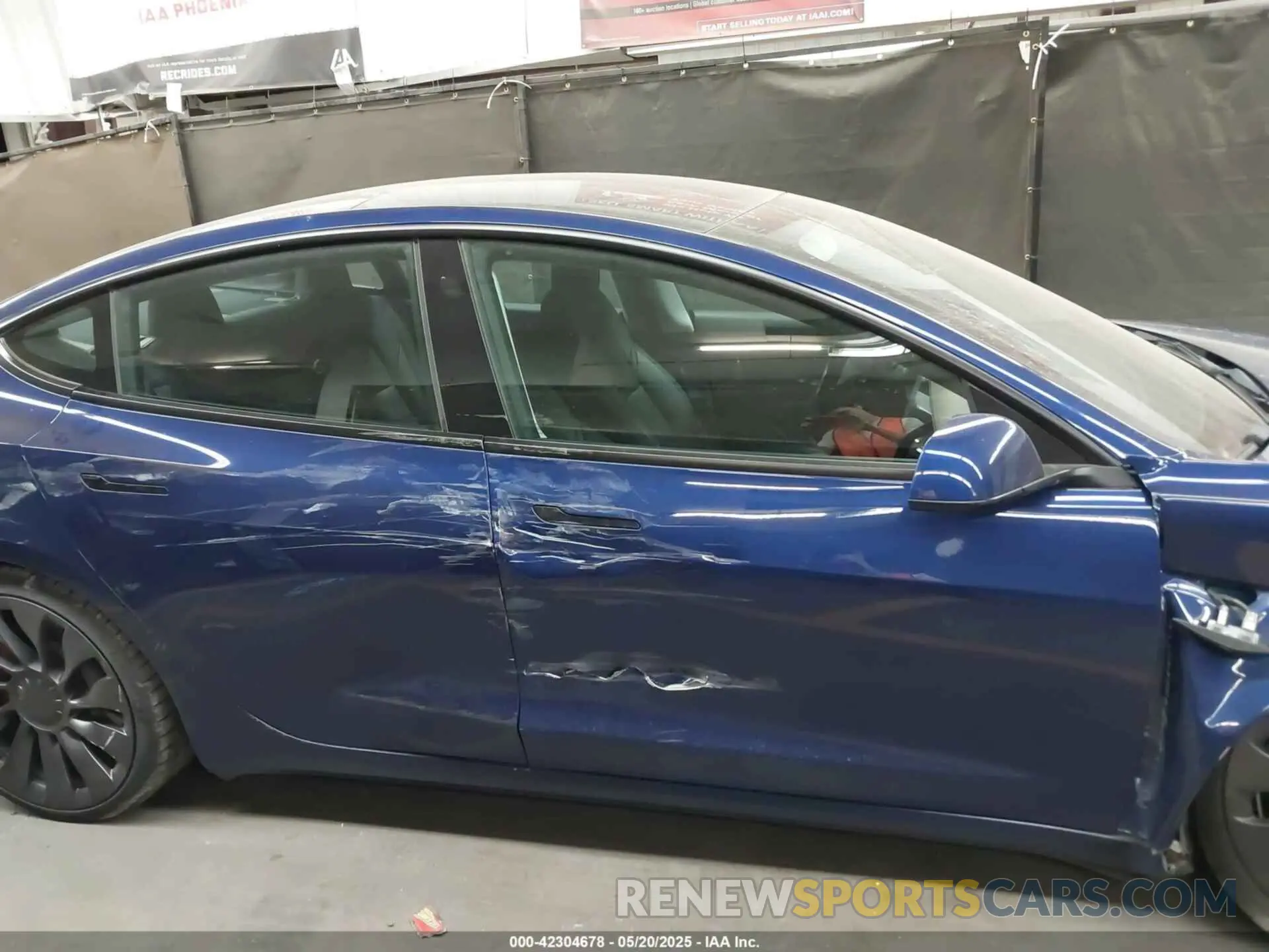 12 Photograph of a damaged car 5YJ3E1EC1NF104786 TESLA MODEL 3 2022