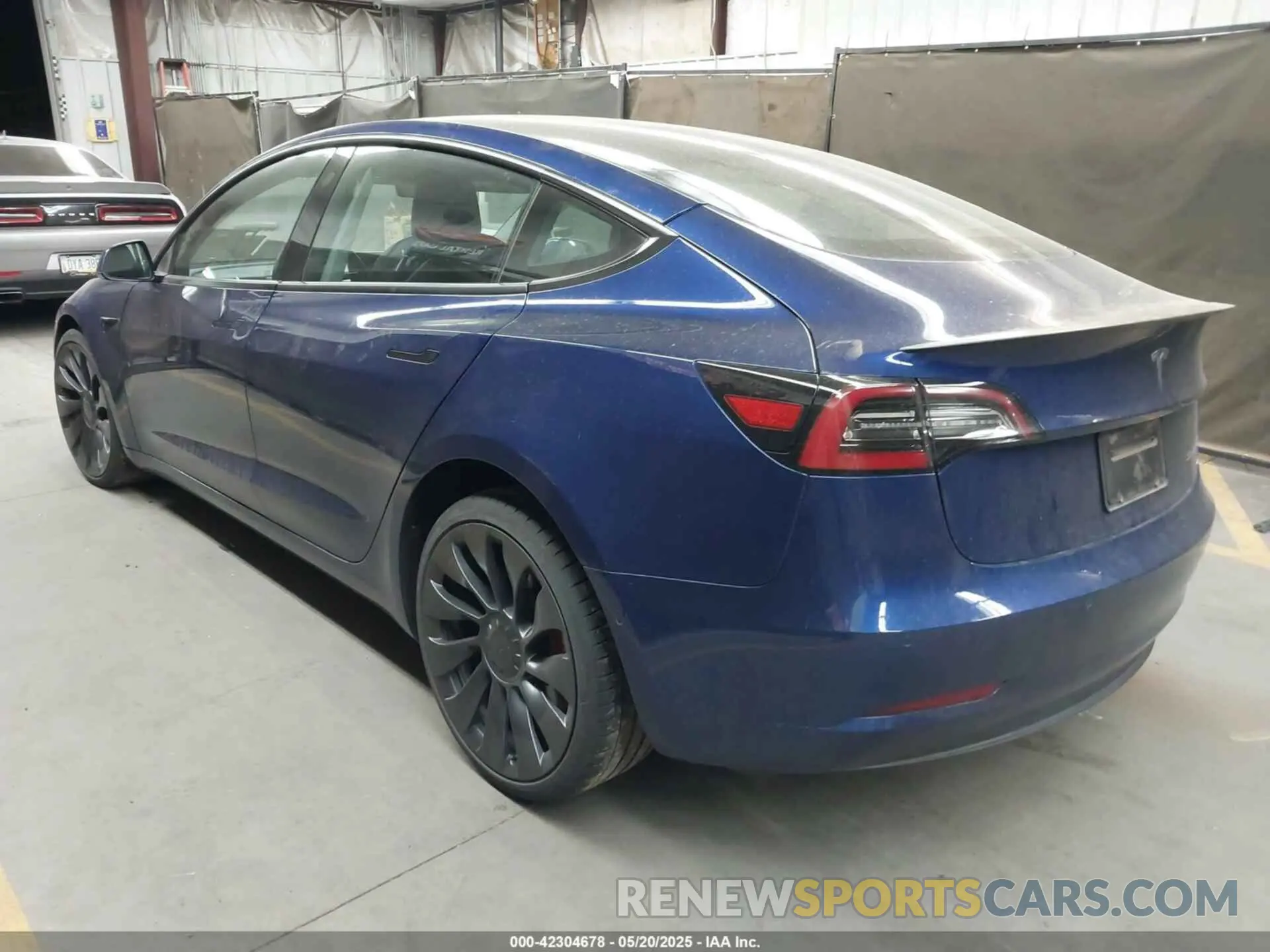 3 Photograph of a damaged car 5YJ3E1EC1NF104786 TESLA MODEL 3 2022