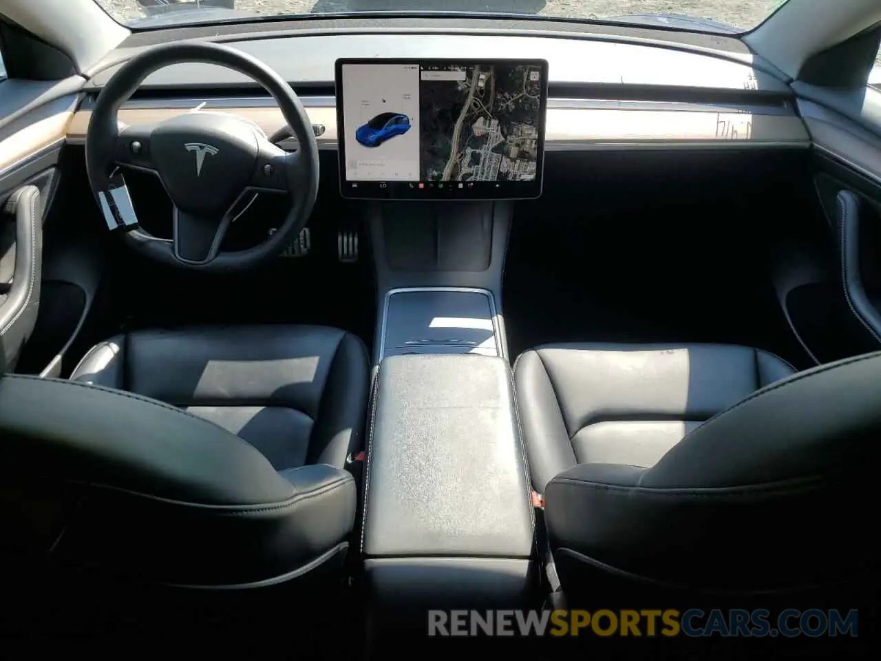 8 Photograph of a damaged car 5YJ3E1EC1NF124116 TESLA MODEL 3 2022