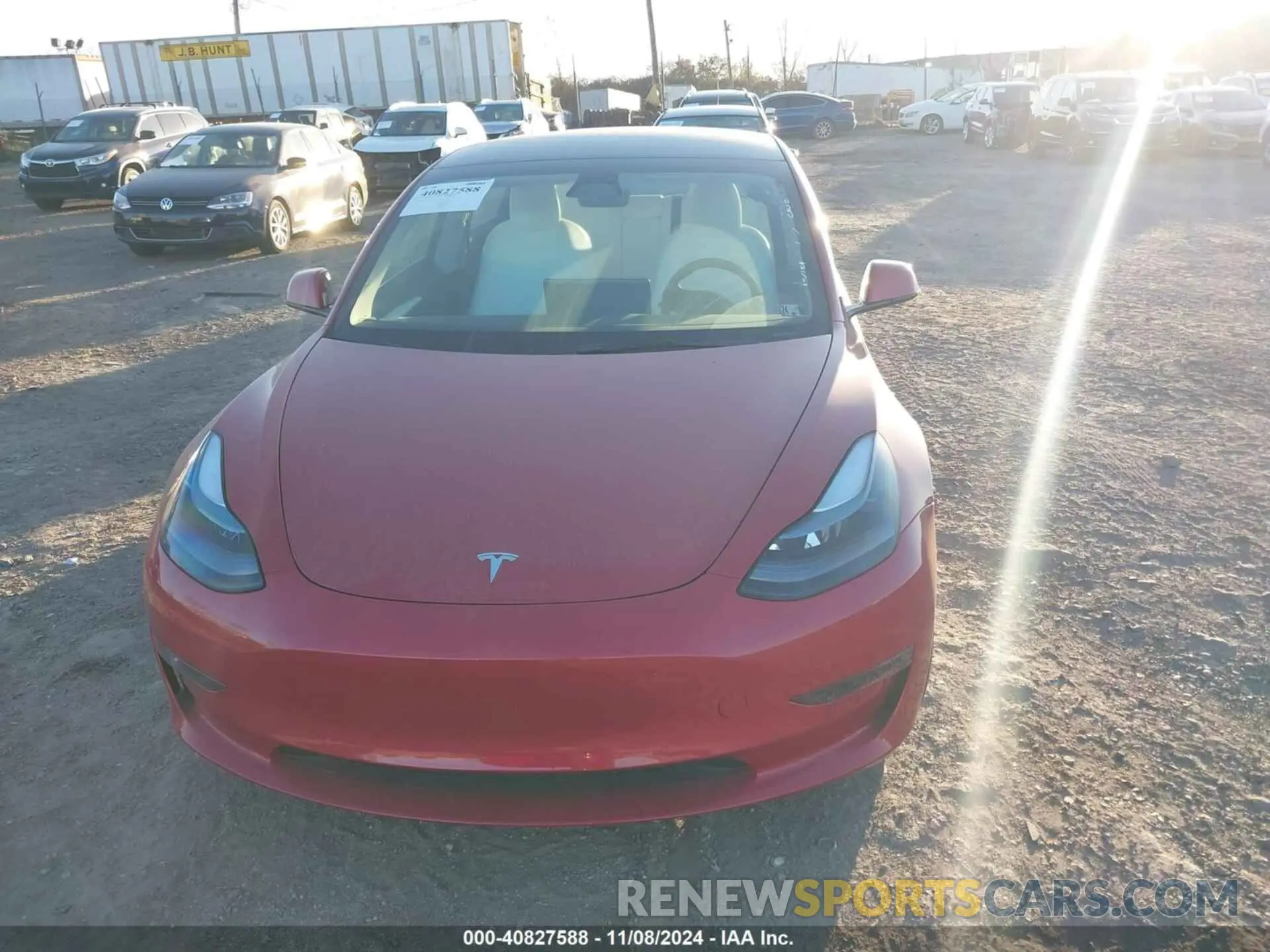 12 Photograph of a damaged car 5YJ3E1EC1NF163191 TESLA MODEL 3 2022
