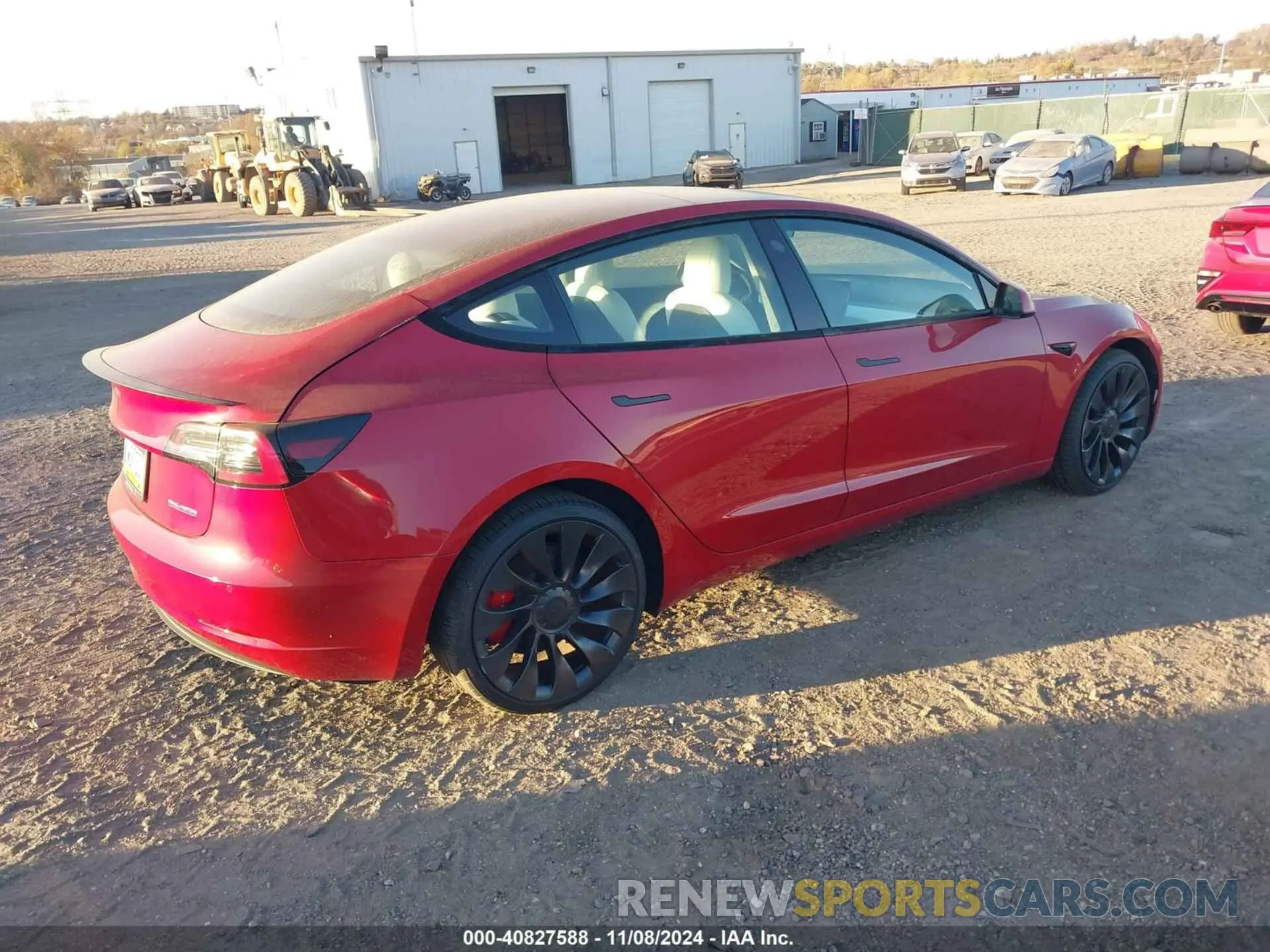 4 Photograph of a damaged car 5YJ3E1EC1NF163191 TESLA MODEL 3 2022
