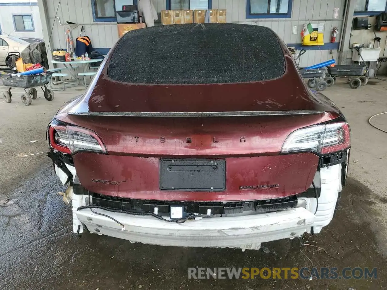6 Photograph of a damaged car 5YJ3E1EC1NF170240 TESLA MODEL 3 2022