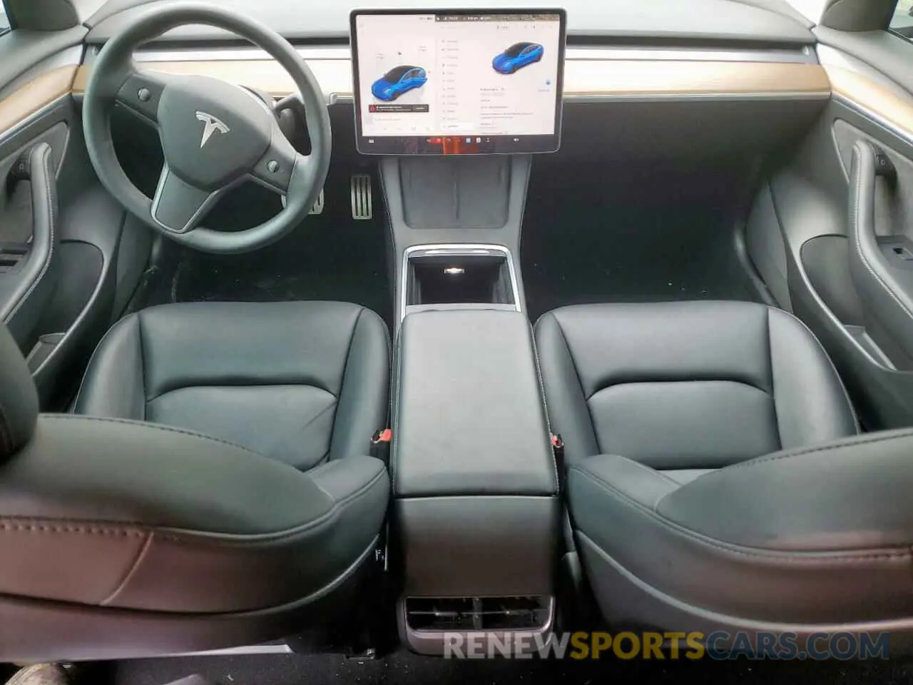 8 Photograph of a damaged car 5YJ3E1EC1NF254025 TESLA MODEL 3 2022