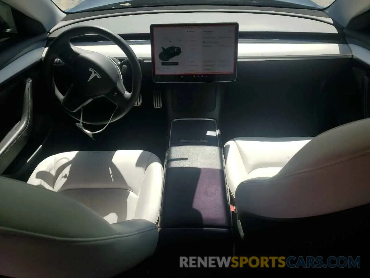 8 Photograph of a damaged car 5YJ3E1EC2NF105090 TESLA MODEL 3 2022
