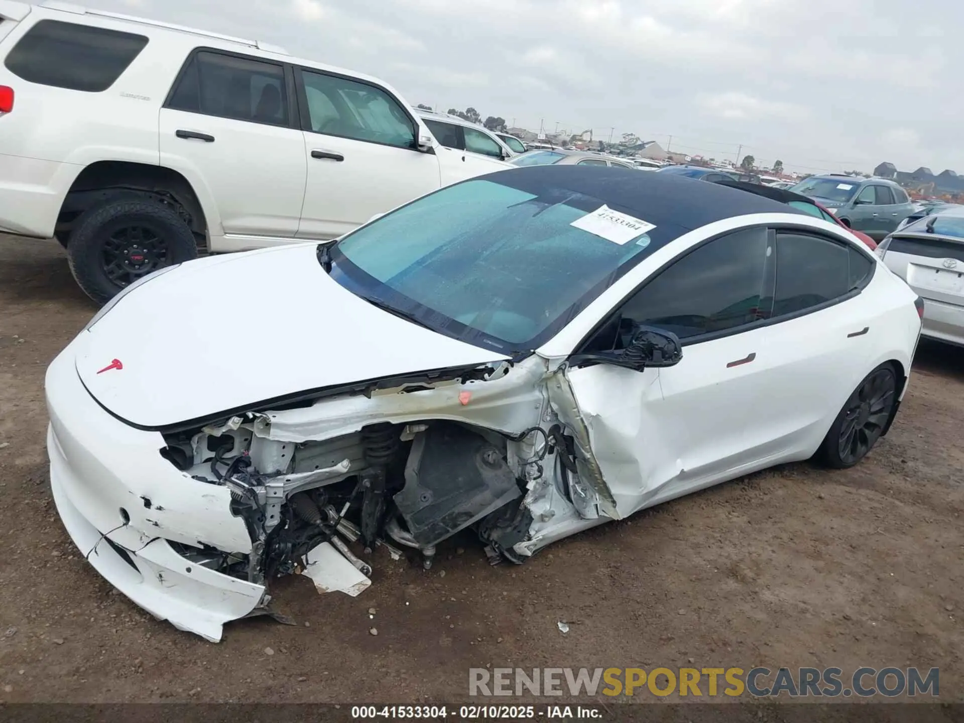 6 Photograph of a damaged car 5YJ3E1EC2NF295330 TESLA MODEL 3 2022