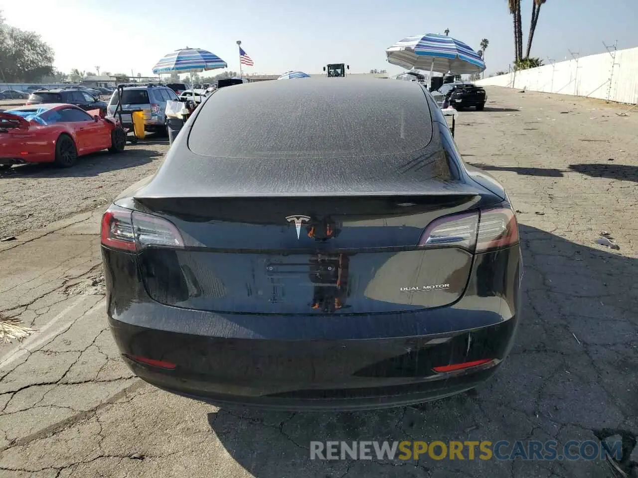 5 Photograph of a damaged car 5YJ3E1EC2NF342680 TESLA MODEL 3 2022