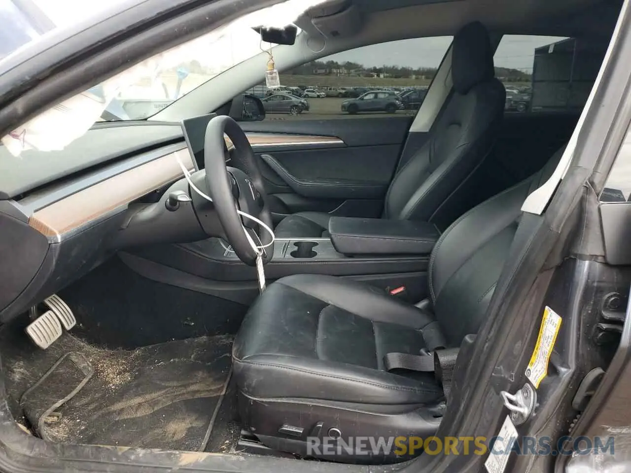 7 Photograph of a damaged car 5YJ3E1EC2NF357843 TESLA MODEL 3 2022