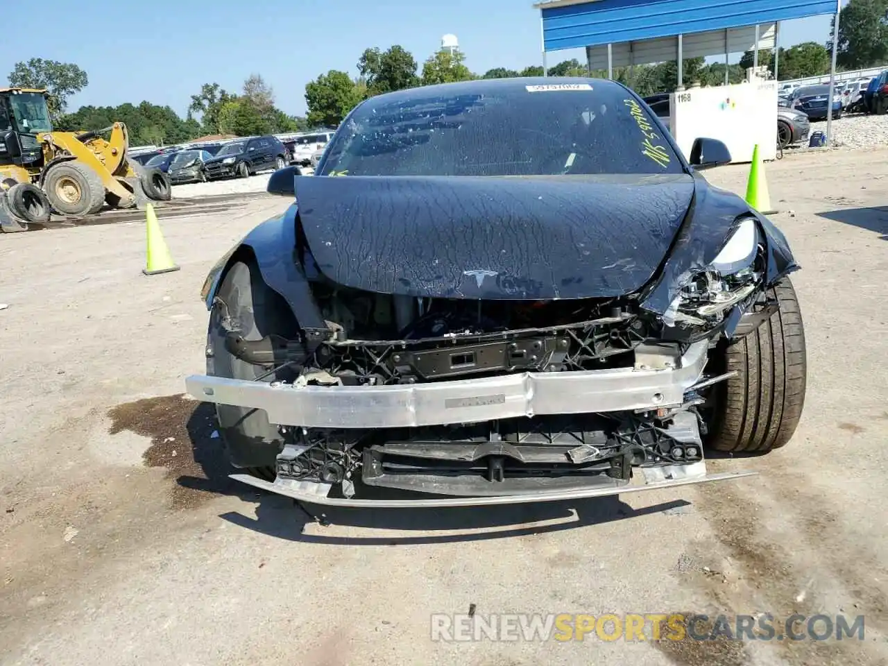 9 Photograph of a damaged car 5YJ3E1EC3NF123534 TESLA MODEL 3 2022