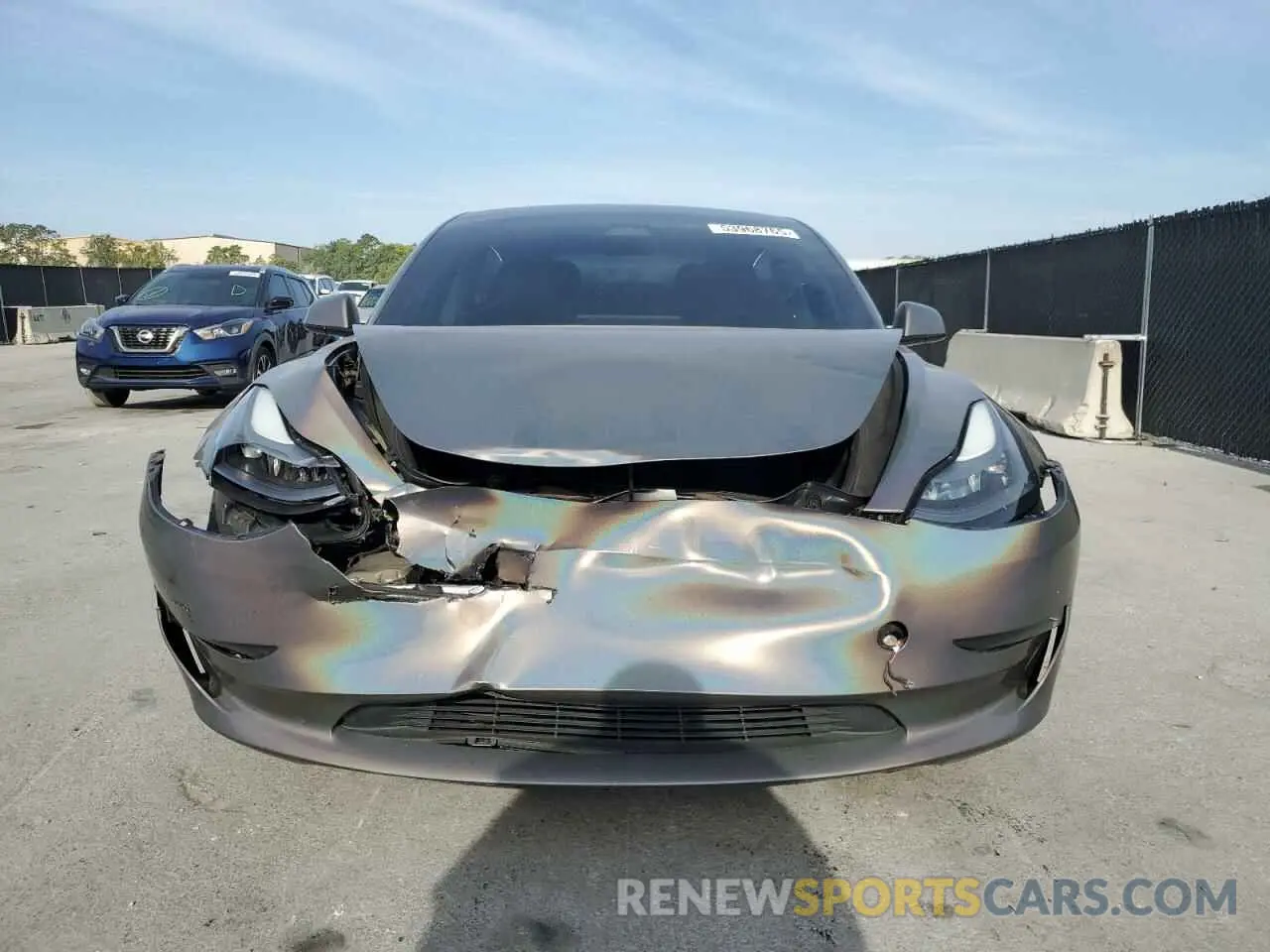 5 Photograph of a damaged car 5YJ3E1EC3NF128202 TESLA MODEL 3 2022