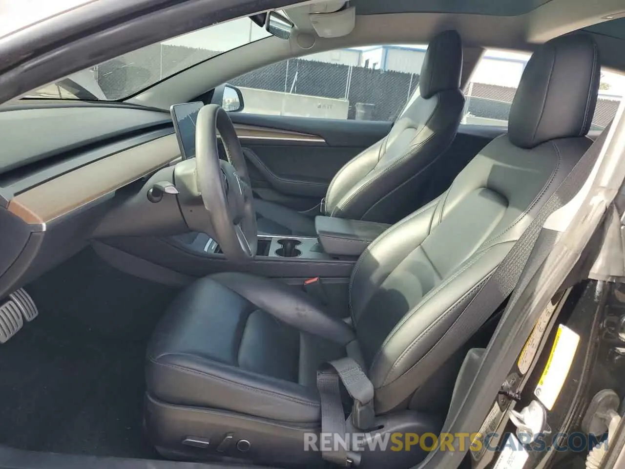 7 Photograph of a damaged car 5YJ3E1EC3NF128202 TESLA MODEL 3 2022