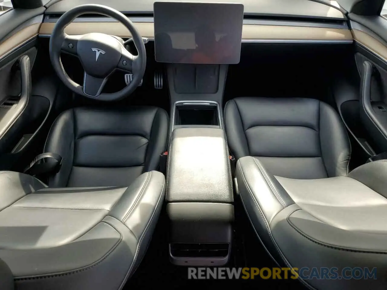 8 Photograph of a damaged car 5YJ3E1EC3NF128202 TESLA MODEL 3 2022