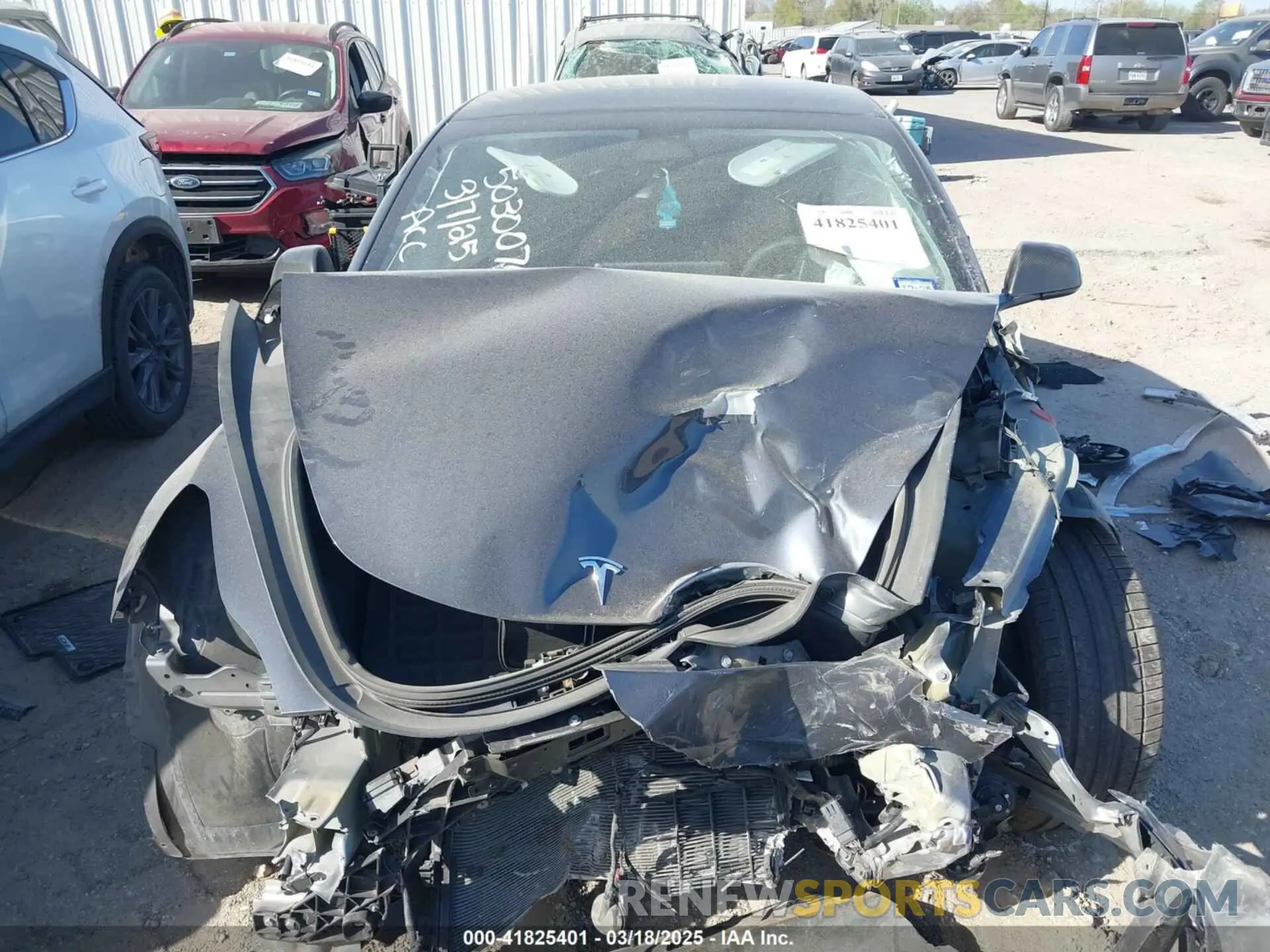 12 Photograph of a damaged car 5YJ3E1EC3NF194197 TESLA MODEL 3 2022