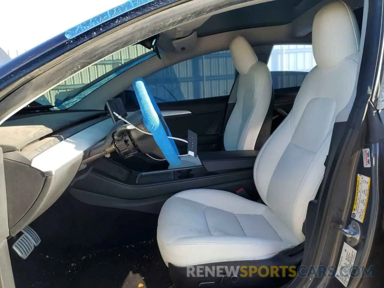 7 Photograph of a damaged car 5YJ3E1EC3NF208468 TESLA MODEL 3 2022