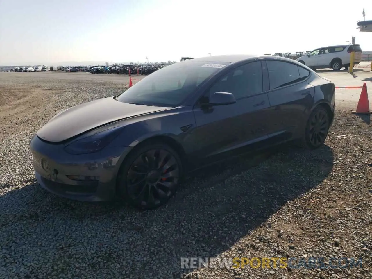 1 Photograph of a damaged car 5YJ3E1EC3NF210351 TESLA MODEL 3 2022
