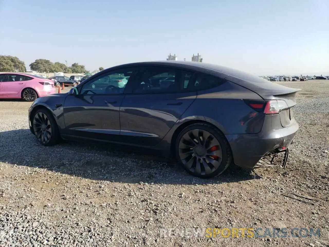 2 Photograph of a damaged car 5YJ3E1EC3NF210351 TESLA MODEL 3 2022
