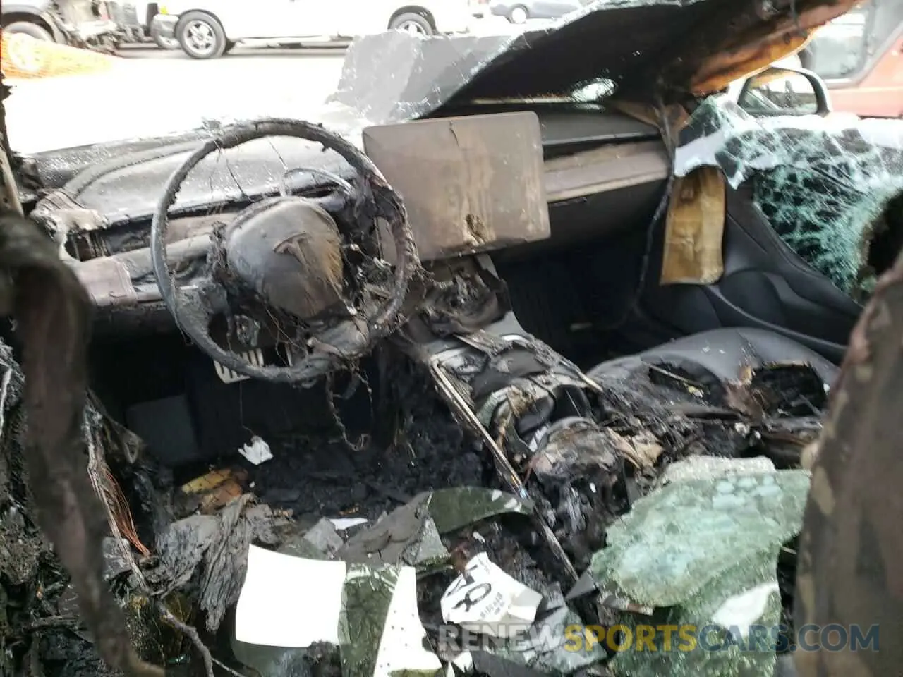 8 Photograph of a damaged car 5YJ3E1EC3NF265334 TESLA MODEL 3 2022