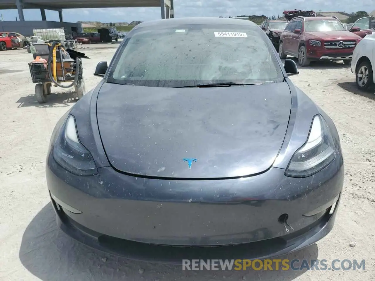 5 Photograph of a damaged car 5YJ3E1EC3NF273790 TESLA MODEL 3 2022