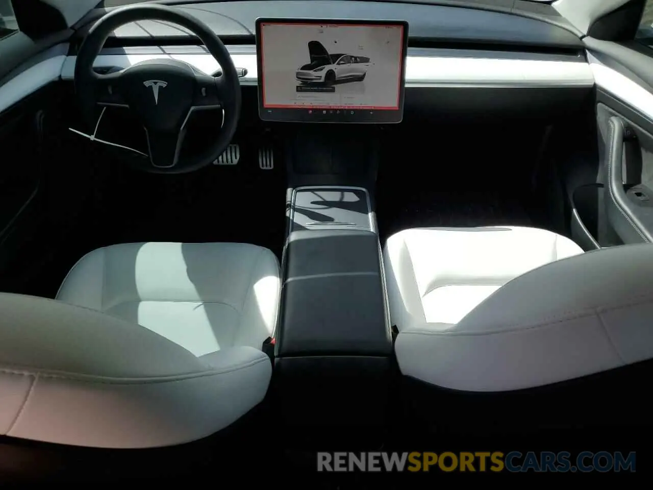 8 Photograph of a damaged car 5YJ3E1EC3NF321725 TESLA MODEL 3 2022