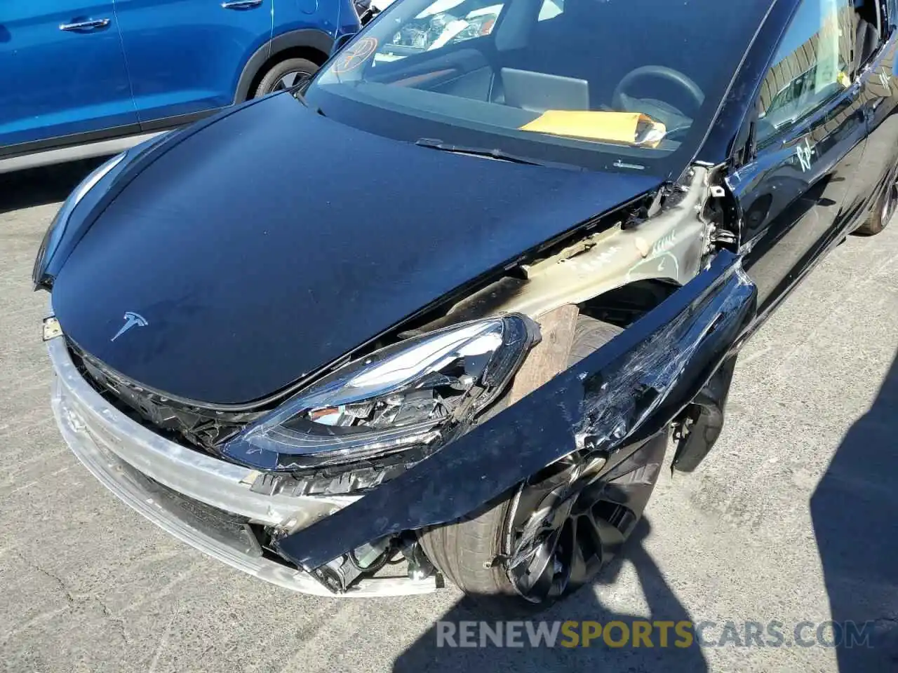 9 Photograph of a damaged car 5YJ3E1EC4NF130430 TESLA MODEL 3 2022