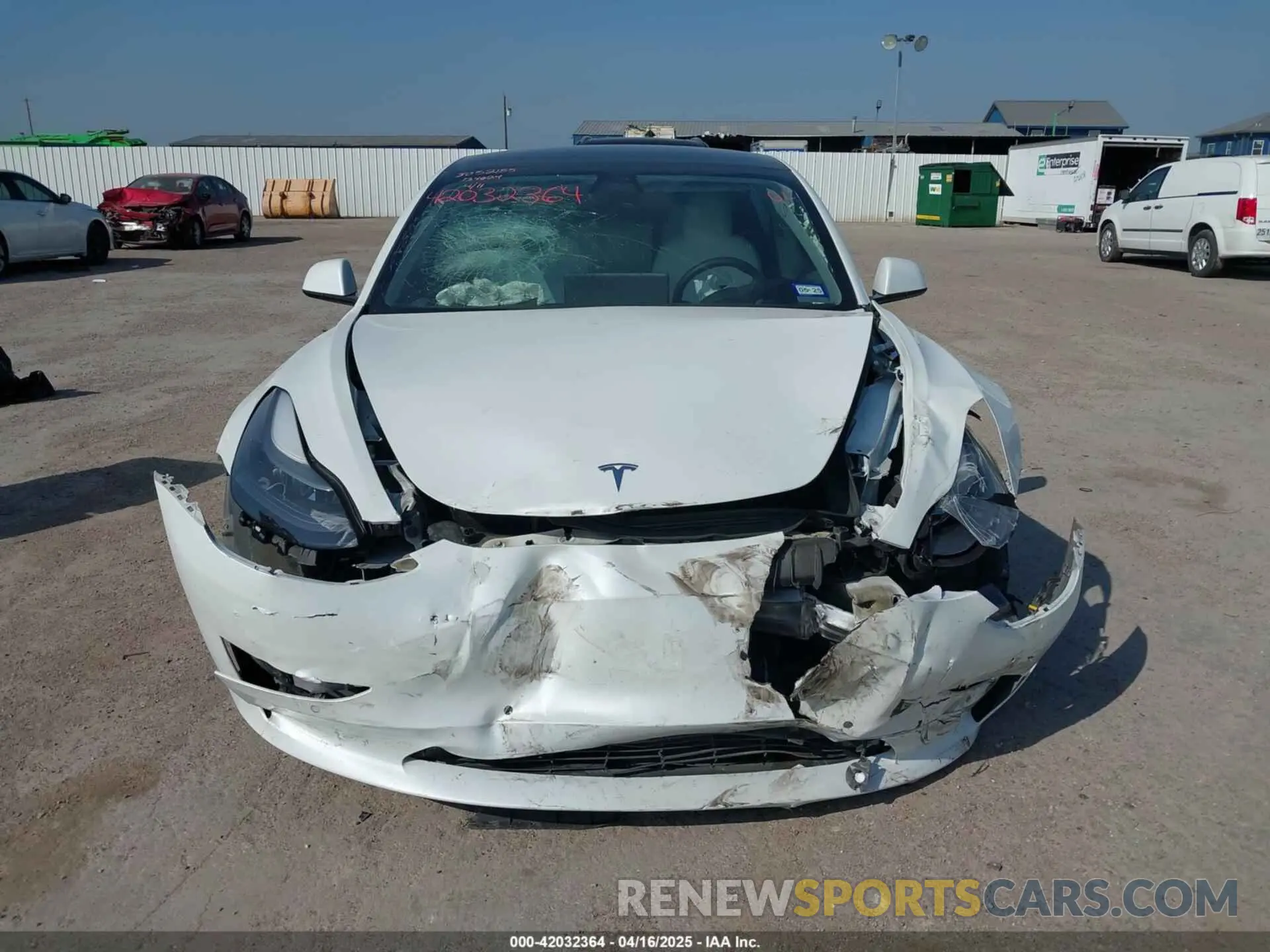 6 Photograph of a damaged car 5YJ3E1EC4NF134624 TESLA MODEL 3 2022