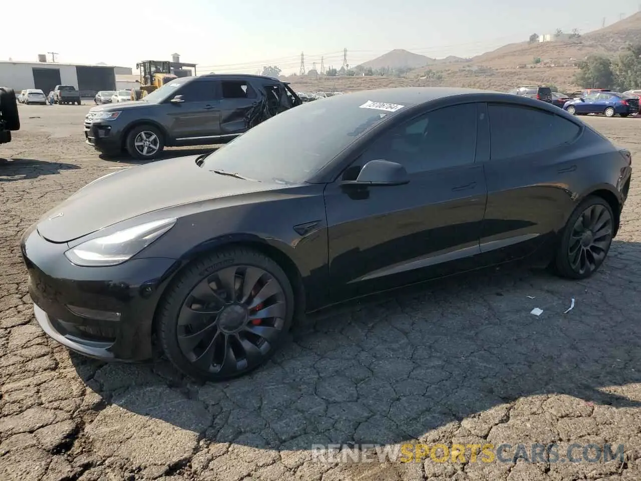 1 Photograph of a damaged car 5YJ3E1EC4NF209306 TESLA MODEL 3 2022