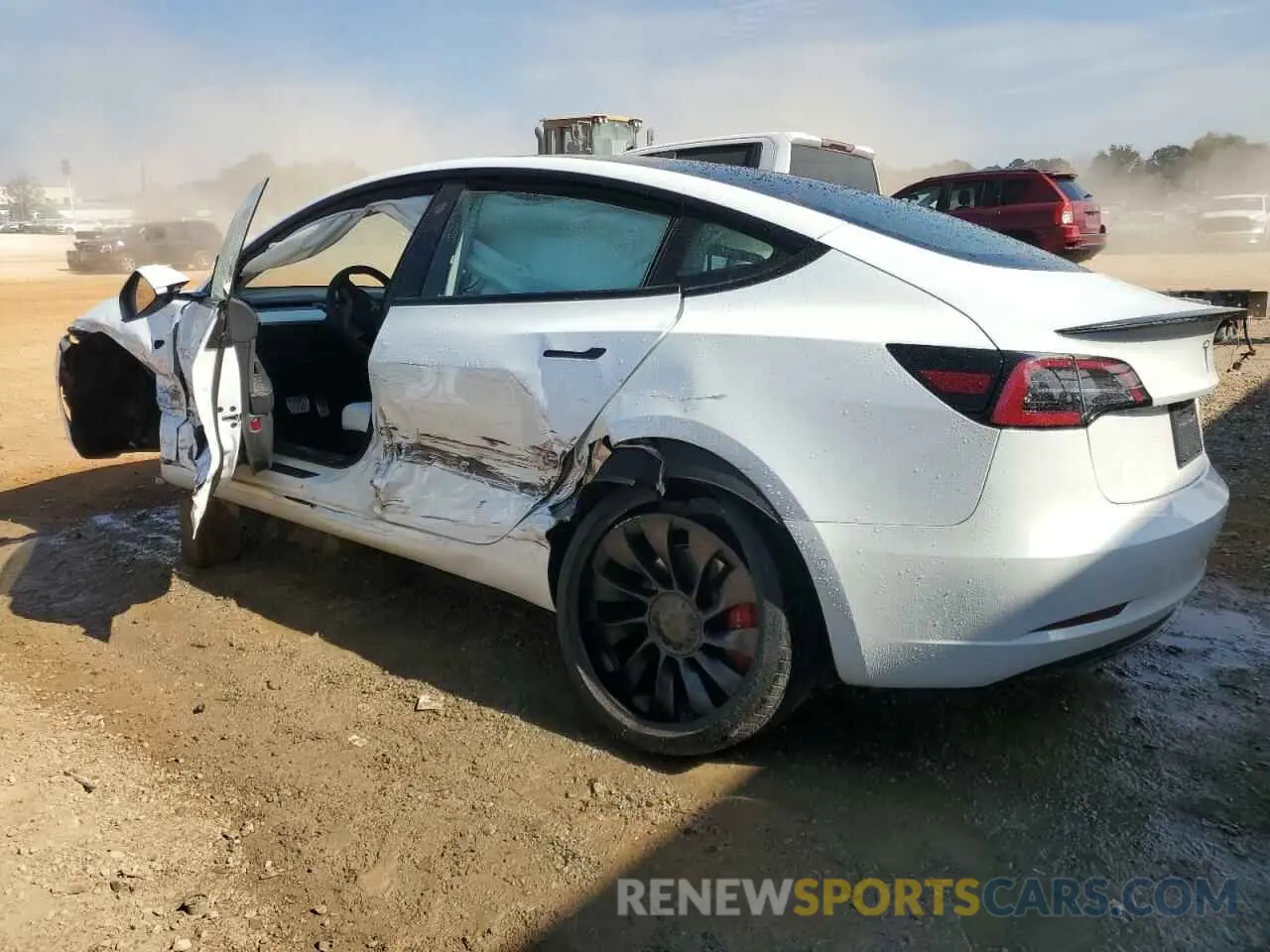 2 Photograph of a damaged car 5YJ3E1EC4NF269389 TESLA MODEL 3 2022