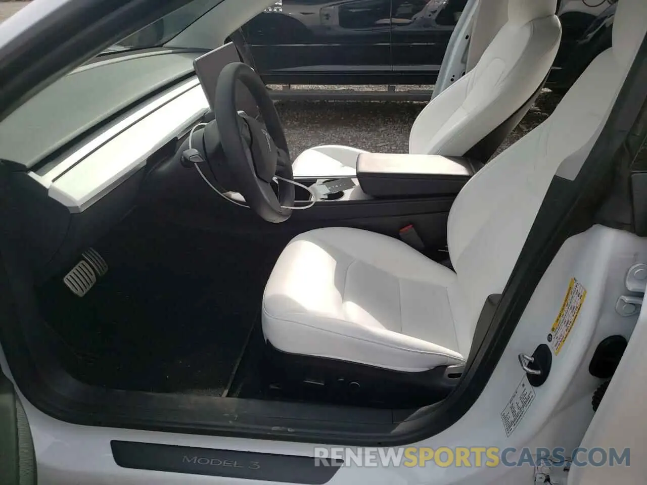 7 Photograph of a damaged car 5YJ3E1EC4NF293417 TESLA MODEL 3 2022